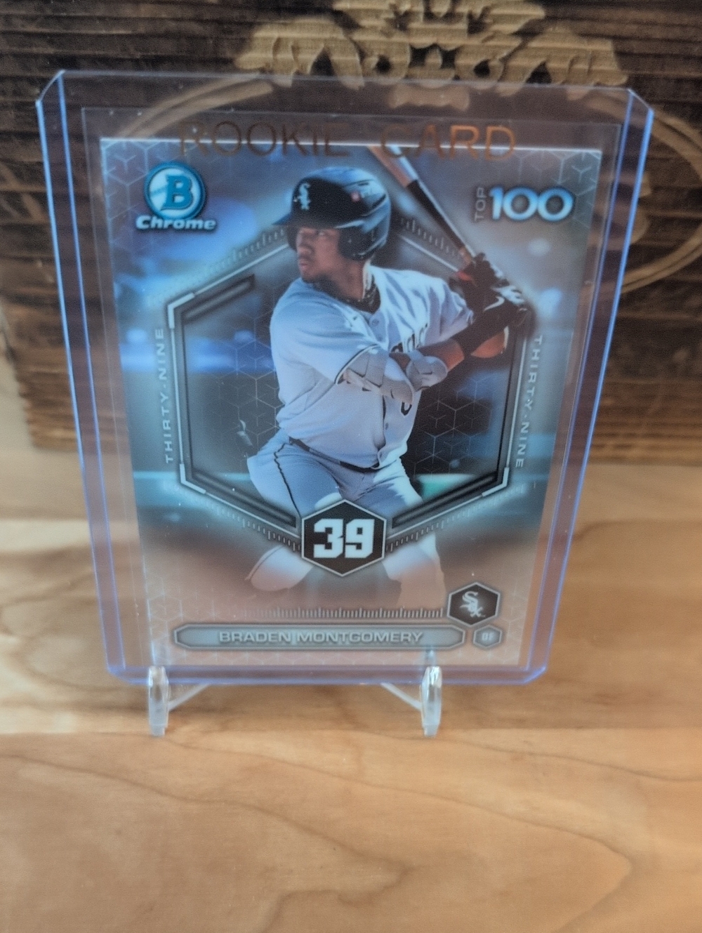 2026 Bowman Chrome Braden Montgomery Top 100 Prospects Rookie Card White Sox